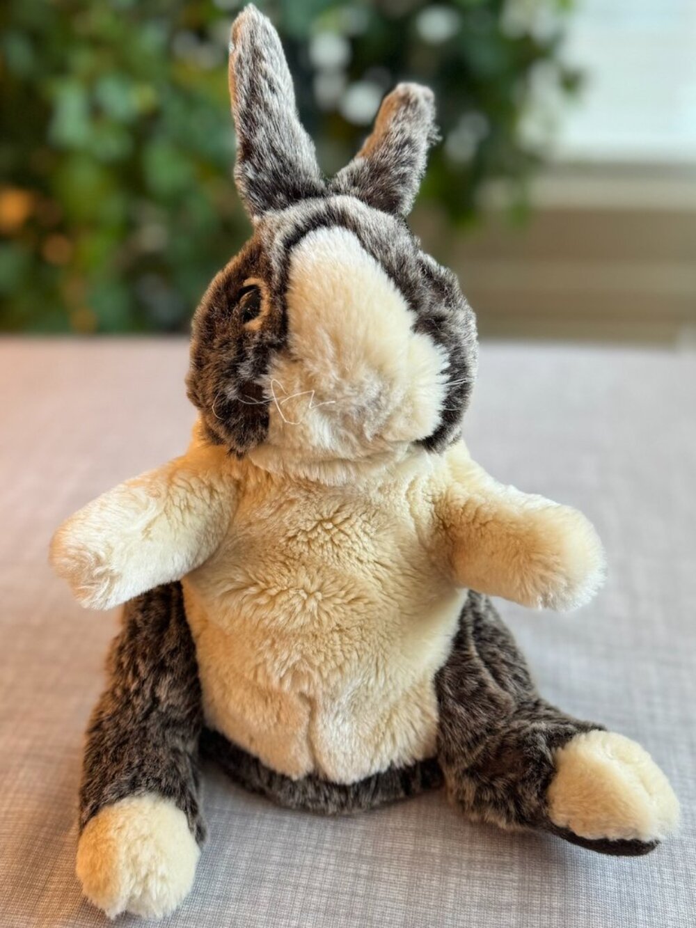 Folkmanis BABY DUTCH Rabbit Hand Puppet Plush Bunny Educational Toy Storytelling
